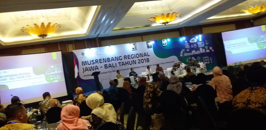 "MUSRENBANG REGIONAL JAWA BALI 2018          : "Strategi menghadapi Era Revolusi Industri 4.o melalui penyiapan Sumber Daya Manusia: