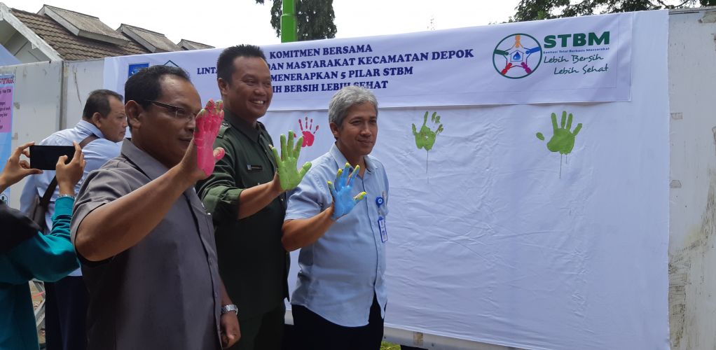 Deklarasi 5 Pilar STBM Kecamatan Depok