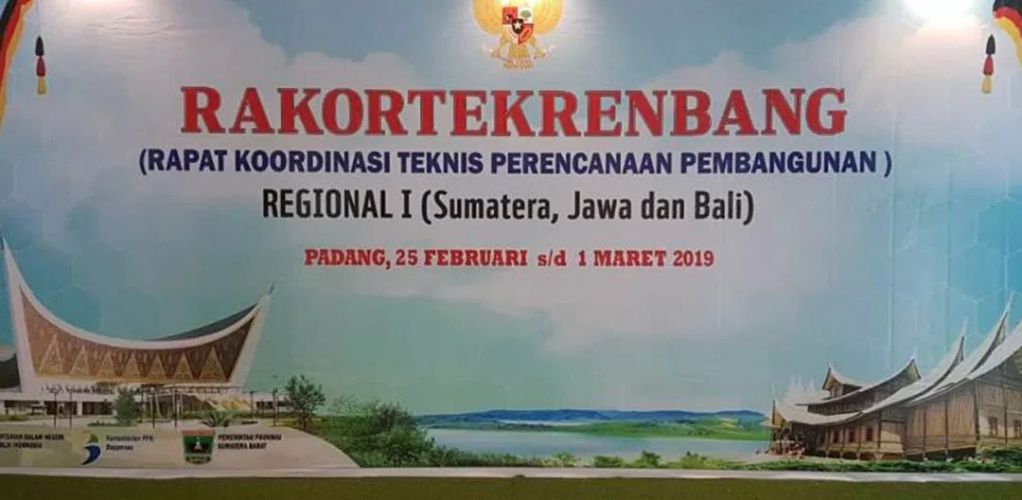 RAKORTEK PERENCANAAN PEMBANGUNAN DAERAH TAHUN 2019 REGIONAL WILAYAH 1